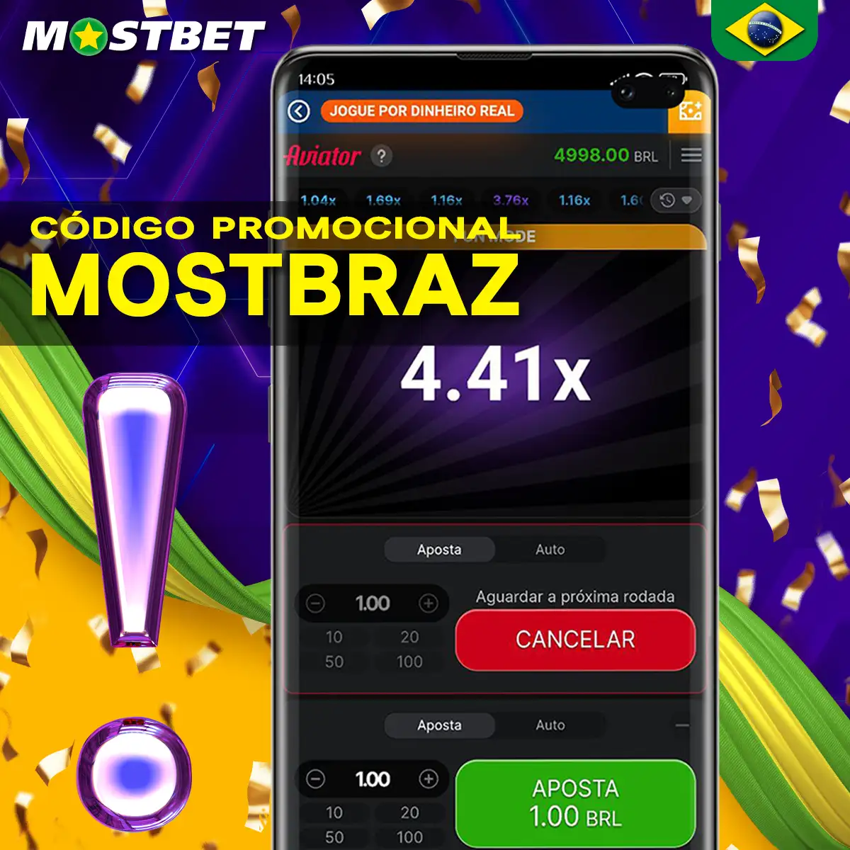 Onde começar a jogar no Mostbet Aviator