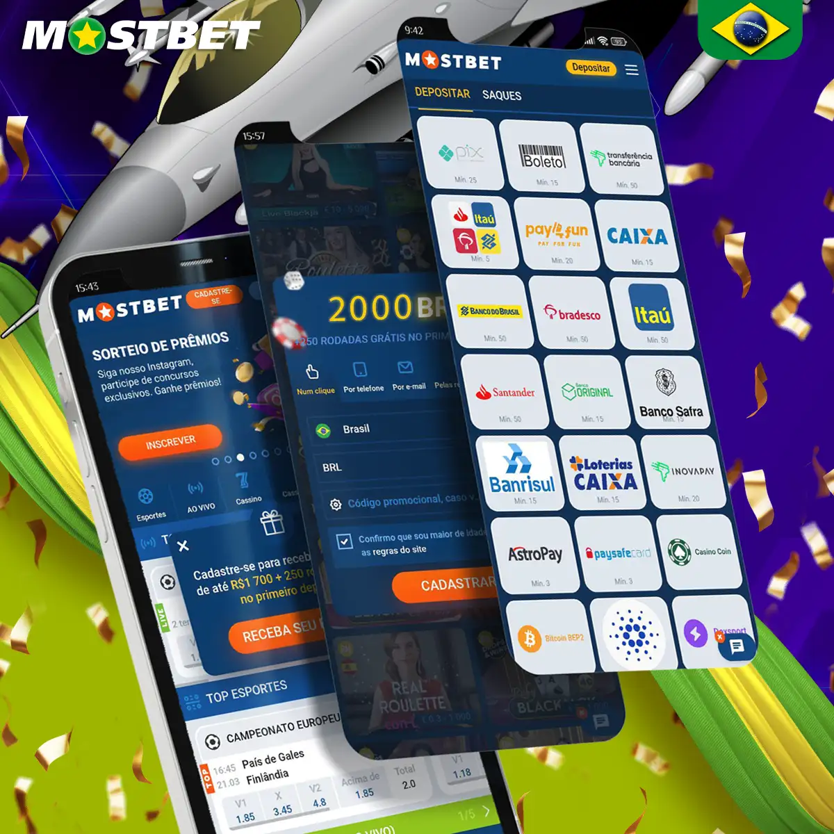 Código promocional da Mostbet no Brasil